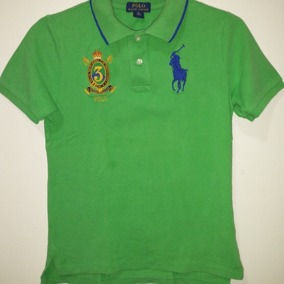 Polo Ralph Lauren Shirt , Medium,Neon Green - Picture 2 of 3